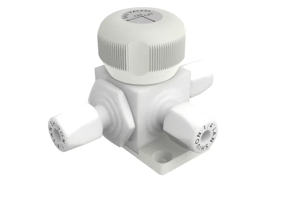 テフロン TFM 3PA BALL VALVE 外形寸法